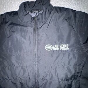 Port authority Las Vegas motor speedway Men's Black Puffer Jacket